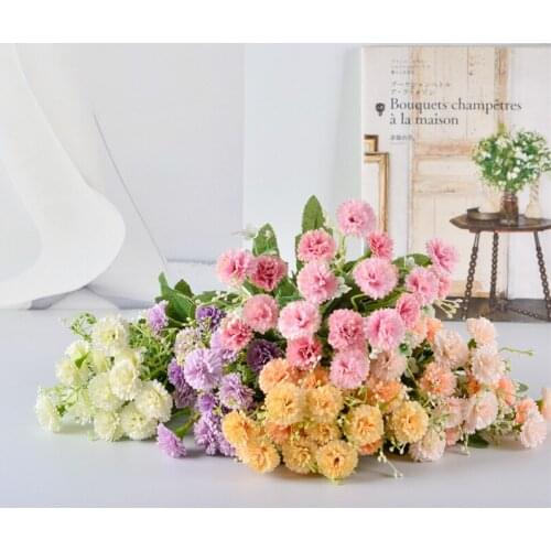 20 Pcs Artificial Lilac Flowers Bundle Wedding Holding Flores Bouquet Home Party Garden Decoration 5 Branches Wholesale X2