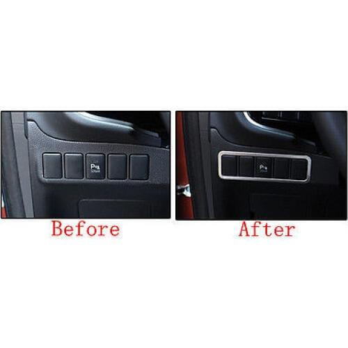 Stainless Car button decoration cover trim For Mitsubishi Outlander 2013 - 2016
