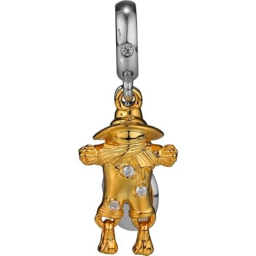 DIY Fits for Pandora Charms Bracelets Scarecrow Guardian Shine Beads 100% 925 Sterling-Silver-Jewelry Free Shipping