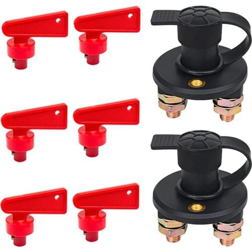 Battery Kill Switch Isolator Cut OFF Power for Marine Car Boat RV ATV Auto Truck Vehicles