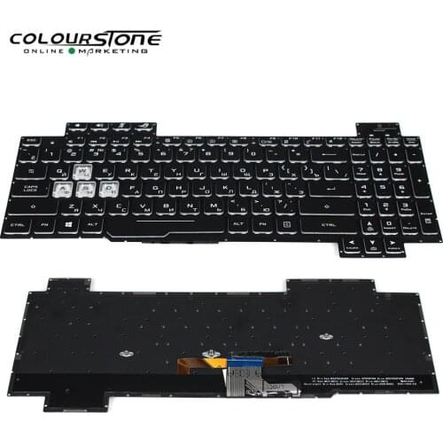 Laptop Keyboard ROG GL704 Strix SCAR Keyboard RU with RGB Backlight