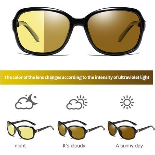 Vision Nocturna Women Night Vision Glasses Polarized Men Anti-Glare Lens Yellow Sunglasses Driving Night Vision Goggles For Car