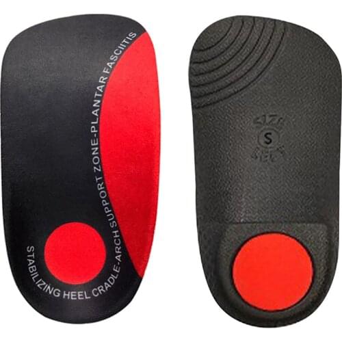 1pair U Heel Orthopedic Insole Shockproof Flatfoot Support Correct Half Hard Arch Insert Men Women For Foot Pain Ergonomic