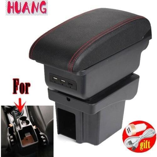 For Chevrolet NIVA Armrest Retrofit parts Car Armrest box Storage box car Interior accessories Charging with USB