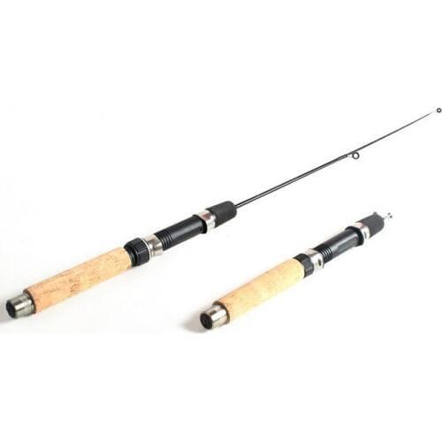 Rompin 65cm Winter Ice Fishing Rods and Reels for Carp Fly Fishing Tackle Rod Combo Pen Pole Spinning Casting Hard Rods Pesca