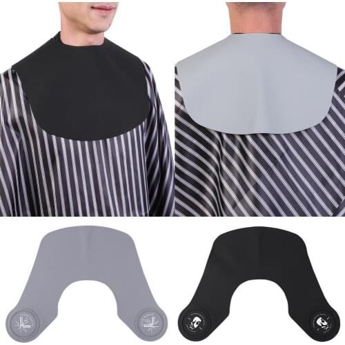 Silicone Waterproof Neck Cape Wrap Collar Shield Hair Coloring Styling Tool Salon Hairdressing Hair Styling Wrap Cape Collar
