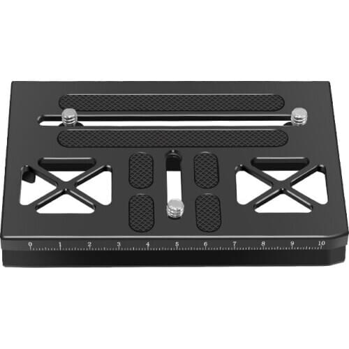 Camera Stabilizer Mounting Quick Release Plate BMPCC4K Bottom Plate for DJI Ronin-S Gimbal Stabilizer