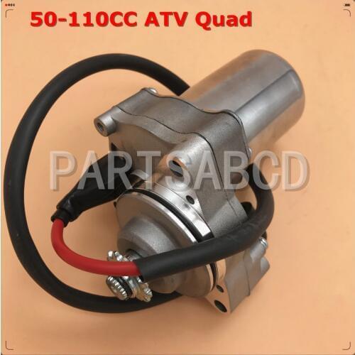 50CC 70CC 90CC 110CC ATV Quad Dirt Bike Engine Up model Starter Motor with Wires atc 107CC