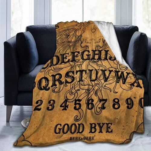 Blanket Tropical Vintage Ouija Board Augury Ultra-Soft Micro Fleece Blanket Lightweight Sherpa Air Conditioner Throw Blanket