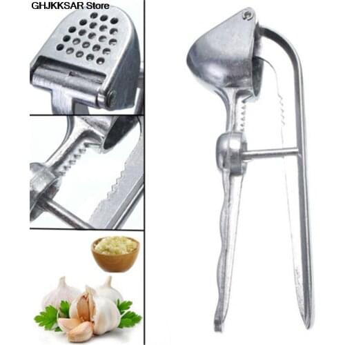 1x Stainless Steel Ginger Crusher Garlic Presses Kitchen Squeeze Tools Fruit & Vegetable Cooking Tools Kitchen Accessories