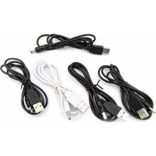 1PC USB charging cord 5V DC cable / 9V step-up DC cable round connector 5.5X2.1mm 1meter long