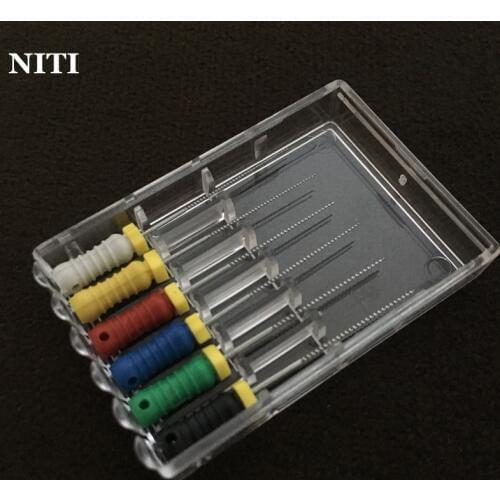 10 Packs Dental Niti K-Files 25mm #15-40 Endo Root Canal K-File Hand Use Endodontic Instruments