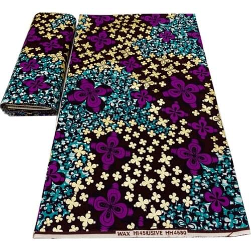 100%Real Gold Wax African Print Fabric By Yard Veritable High Quality Breathable Ankara Sewing Material Fabrics For Dress SP 601