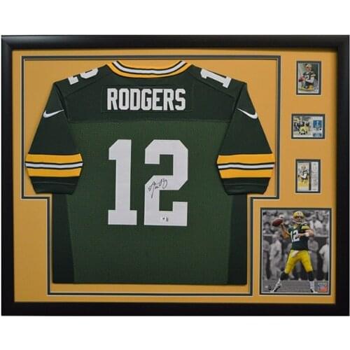 33''x 41'' Hot Selling Sports Jersey Shadow Box Display Case Cabinet Solid Wood Custom Black Photo Frame