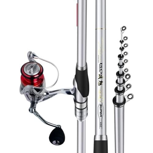 60T Carbon Rock Wedkarstwo Olta Vara De Pesca Spinning Fishing Poles Travel Sea Boat 3.6m-7.2m Telescopic Fishing Rod