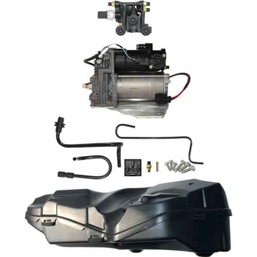 AP03 for RANGE ROVER SPORT LR3 LR4 Discovery 3 & 4 Air Suspension Compressor PUMP + COVER+VALVE LR015303,LR023964,LR044360