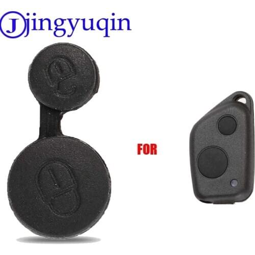 Jingyuqin Rubber Buttons Car Key Cover Case for Peugeot 106 205 206 306 405 406 for Citroen Berlingo Xsara Picasso Saxo