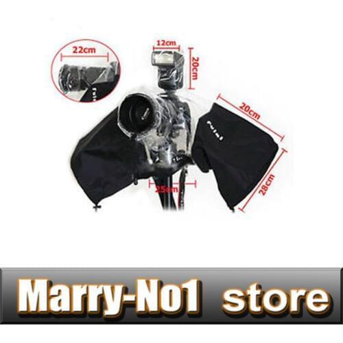 Camera Rain Cover Dust Protector Rainproof for SLR DSLR 5D3 70D 5D4 1DX D5 D4 6D for Nikn D3000/ D3200/ D5100 for Pentax K30