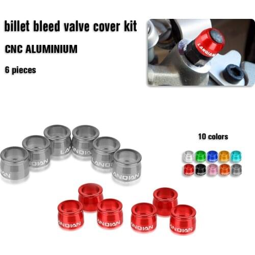 CNC Billet Bleed Valve Cover Kit For MV AGUSTA F3 675 800 RC F4 1000 312 R F4 1000 RR F4 1078 312 RR Caliper Master Cylinder