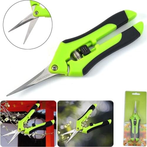 Multifunctional Straight Garden Shears Garden Pruning Shears Non-slip and Labor-saving Flower Branch Shears