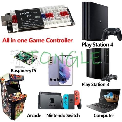 PS4 PS3 usb encoder joystick and buttons to ps 4 platform and ps3 platform