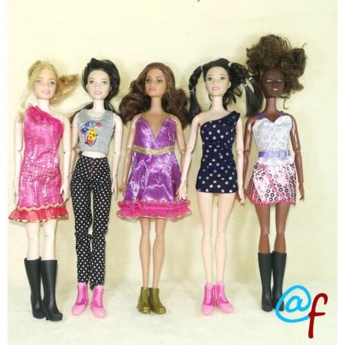 N33L 1-set Doll Skirt Clothes Girl DIY for 1/6 OOAK Beauty Dolls Dress A Brand Head As Gift If 3sets or More