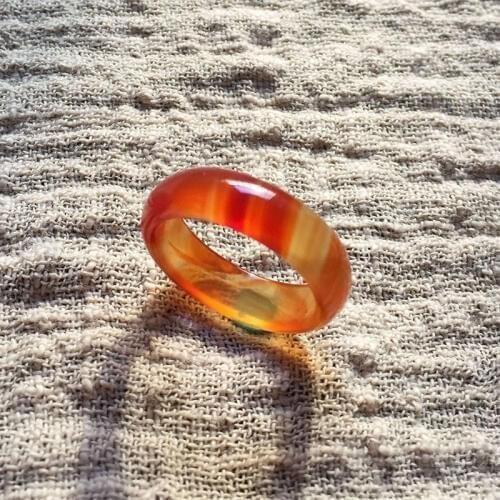 Natural red agate ring for men women with texture handmade brand jadeite jade rings jade jewelry natural stone jade 1 iece
