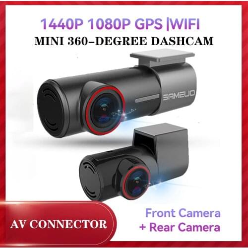 U700 Mini Hidden FHD 1080P Car Dash Cam Front Rear Camera DVR Detector with WiFi FHD Video Recorder 24H Parking Monitor