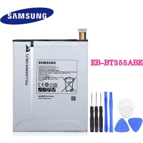 Samsung Original Battery EB-BT355ABE For Samsung GALAXY Tab A 8.0 T355C GALAXY Tab5 SM-T355 SM-T350 SM-P350 P355C SM-P355M T355
