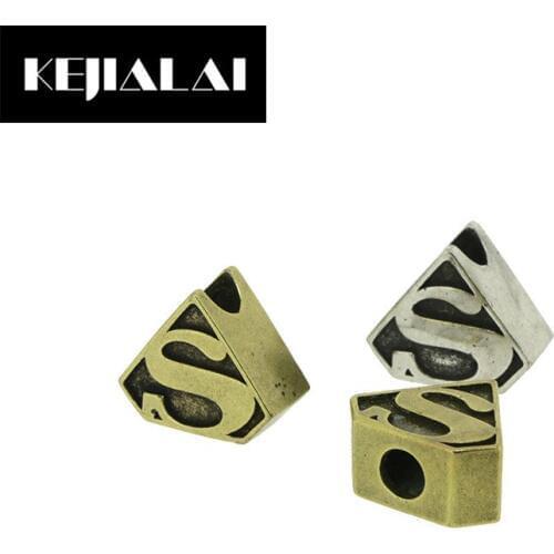 KEJIALAI S Charm Triangle Shape Charms for Jewelry Making Fashion Connectors Pendants Vintage Simple Style DIY Accessories Gift