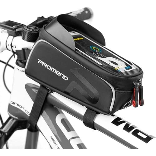 Bike Bicycle Front Frame Bag for MTB Road Bikes Waterproof Cycling Phone Holder Touch Screen Bicycle Accessories Parts