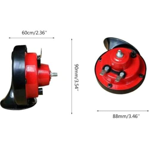 Universal 300DB Loud Car Air Horn 12V Trumpet Super Train Horn for t.u.k. Horn