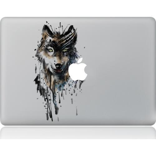 Wolfs eyes Vinyl Decal Laptop Sticker for macbook Pro Air 13 inch Cartoon laptop Skin shell for mac book