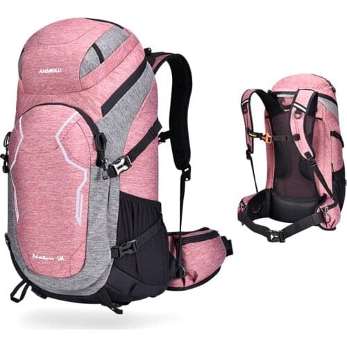 ANMEILU 50L Waterproof Bicycle Backpack Outdoor Camping Hiking Climbing Bags With Rain Cover