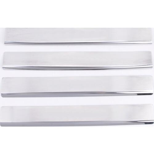 Wotefusi ABS Chrome Rear Door Sills Cover Protector Trims For 2011-2015 Dodge Journey [QPA382]