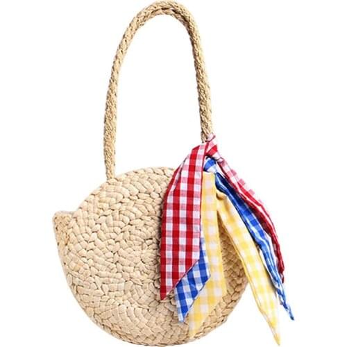 Bags for Women 2018 Sweet Shoulder Bag Female Straw Weave Crossbody Bags Summer Beach Bag Girls Casual Handbag Bolsos Mujer