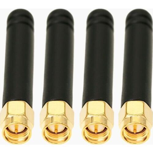 10pcs/lot 868M/900M/915MHz GSM antenna 2dbi OMNI SMA male connector 5cm long RC aerial