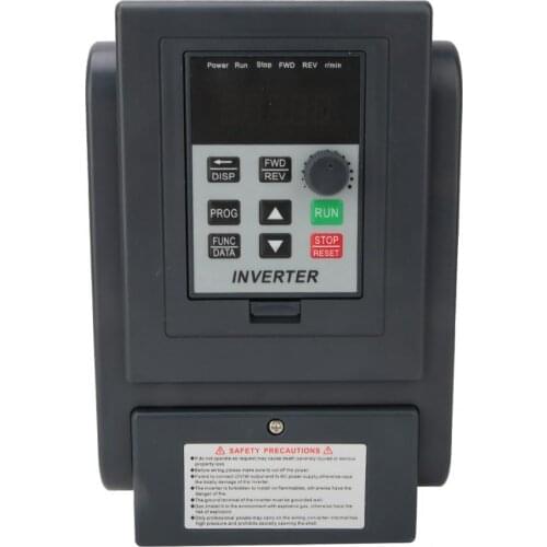 2.2kW 220VAC 50/60Hz Variable Frequency Drive Single Phase Input 3-Phase Output Variable Frequency Converter Motor Inverter