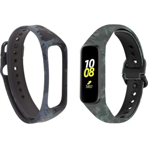 40GD Durable Soft Silicone Wristband Replacement Watch Band Strap Fit2 Sport Band For -Galaxy Fit 2 SM-R220 Smart Wristband
