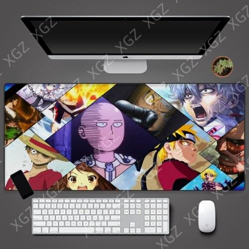 Yuzuoan XL Anime Mouse Pad Game Accessories Large PC Notebook Computer Gamer Mouse Keyboard Table Mat for CS GO LOL Carpet