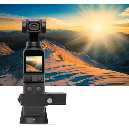 Quick-Release Handheld Gimbal Camera CNC Aluminum Extension Module Connection Expansion Adapter for DJI Pocket 2