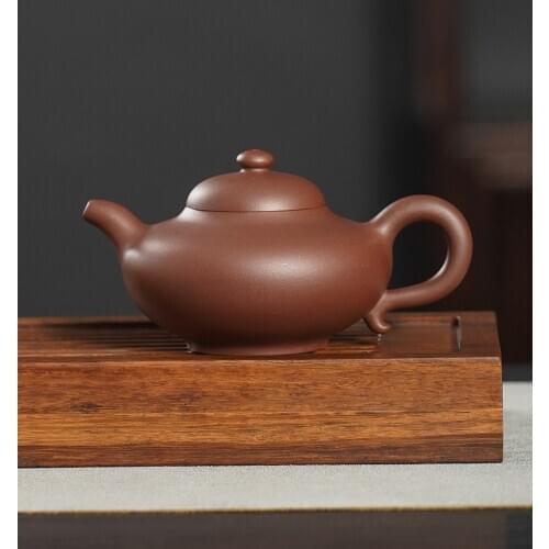 HuaYing pot zhengda violet arenaceous yixing pure manual undressed ore purple sand tea sets 260ml