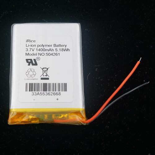 XINJ 3.7V 1400mAh Li lithium polymer battery li po cell 504261 For GPS Sat Nav E-book PDA Phone Camera driving recorder Toys DIY