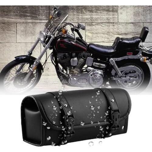 Motorcycle Waterproof Bag Motorcycle Saddle Bags Pu Leather Motorbike Side Tool Bag Out Door Luggage for Sportster XL 883 1200
