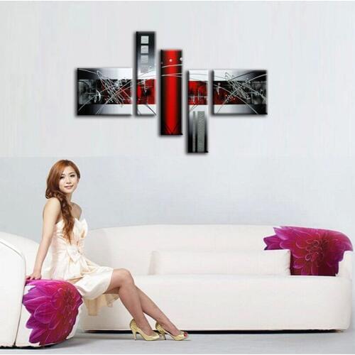 NEW 100% hand painted oil painting Home decoration high quality abstract painting pictures DM17021601