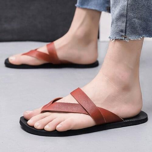 Beach Flip Flops Sandels For Men Mens Sandals Summer Beach Slippers Man Slipers Flipflops Mens Outdoor Indoor Sandal Shoes