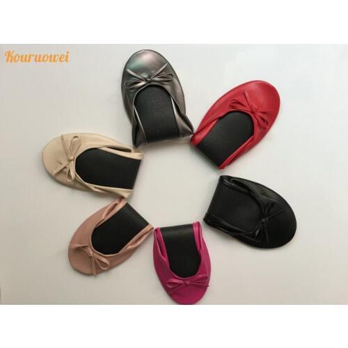 Retail free shipping! Cheap price Comfortable Roll up shoes for Wedding Bridal Party dance