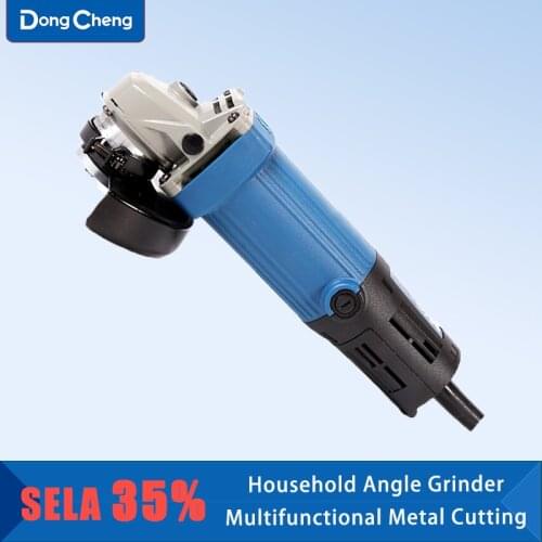 Dongcheng SIM-FF04-100B Angle Grinder Hand Grinding Wheel Angle Grinder Multifunctional Metal Cutting Grinding Machine Household
