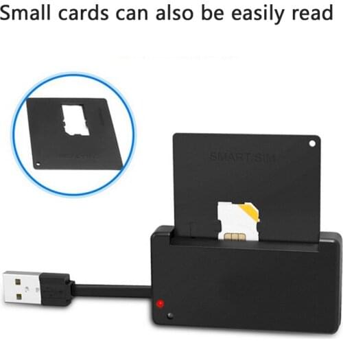 USB 2.0 smart Card Reader memory sim connector adapter PC computer