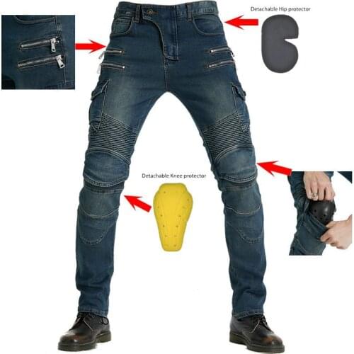 Tooling more bags motorcycle jeans male locomotive elastic drop 07 cycling shorts CE gear